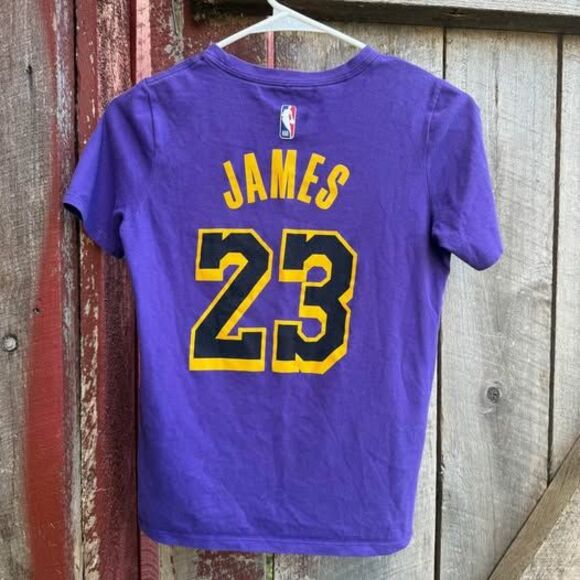 Boys Medium LA Lakers Tshirt Jersey - Picture 2 of 3